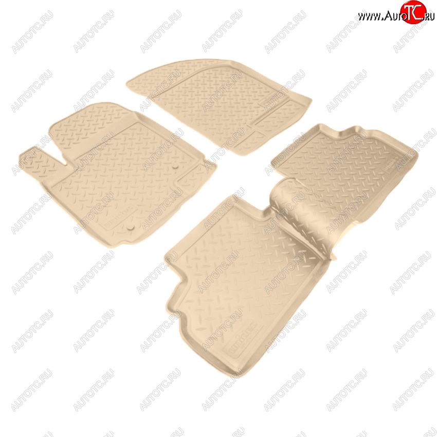 2 789 р. Коврики салона Norplast Unidec  Chery M11  A3 (2008-2017) хэтчбэк, седан (Цвет: бежевый)  с доставкой в г. Майкоп