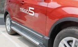 16 199 р. Пороги CT Chery Tiggo 5 (T21) дорестайлинг (2014-2017)  с доставкой в г. Майкоп. Увеличить фотографию 3