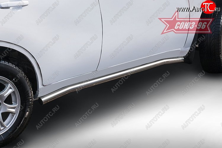 9 719 р. Защита порогов Souz-96 (d60) Chery Tiggo T11 рестайлинг (2013-2016)  с доставкой в г. Майкоп