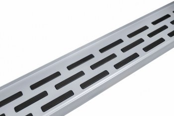 17 399 р. Пороги алюминиевые Slitkoff  Chery Tiggo 5  (T21) (2014-2017) дорестайлинг (Premium Silver)  с доставкой в г. Майкоп. Увеличить фотографию 4