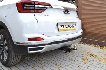 16 039 р. Фаркоп PT GROUP /съемный квадрат/ CHERY Tiggo 4 2021-/ Tiggo 4 Pro 2021-  Chery Tiggo 4 1-ый рестайлинг (2018-2023)  с доставкой в г. Майкоп. Увеличить фотографию 4