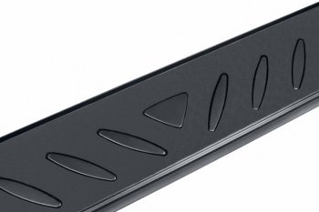 17 399 р. Пороги алюминиевые Slitkoff  Chery Tiggo 7 PRO (2019-2025) (Elite Black)  с доставкой в г. Майкоп. Увеличить фотографию 3