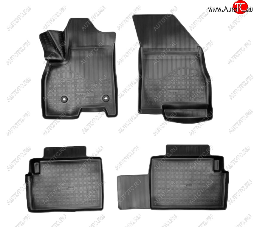 2 369 р. Коврики салона Norplast (Luxury и Elite)  Chery Tiggo 7 PRO (2019-2025) (Цвет: черный)  с доставкой в г. Майкоп