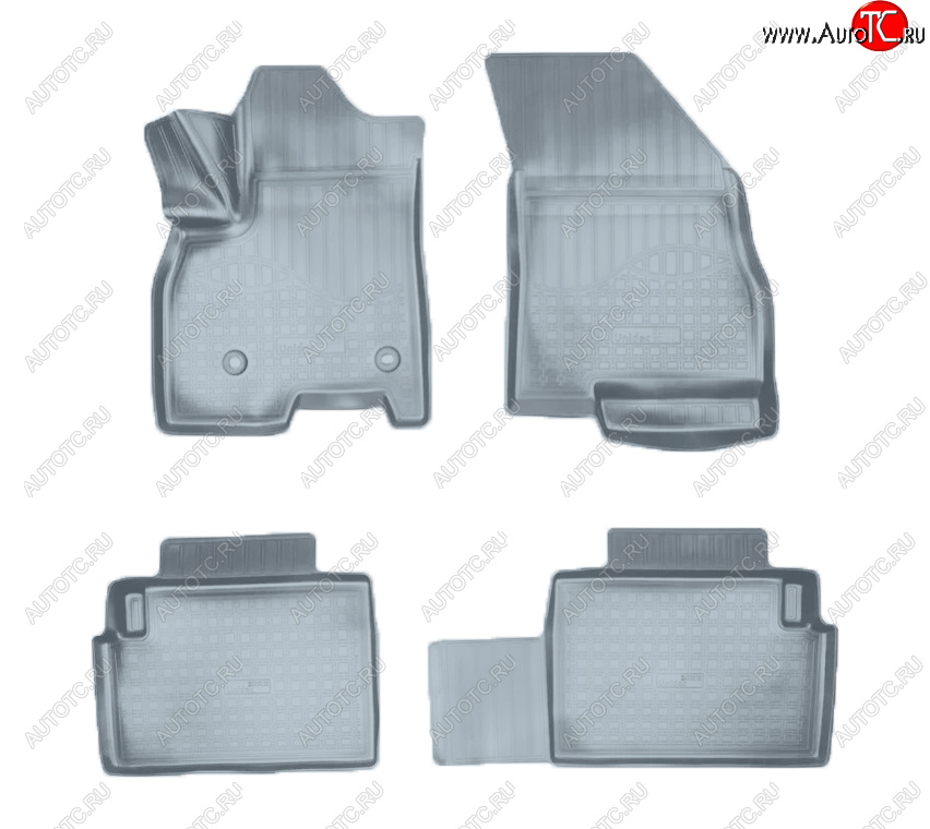 2 899 р. Коврики салона Norplast (Luxury и Elite)  Chery Tiggo 7 PRO (2019-2025) (Цвет: серый)  с доставкой в г. Майкоп