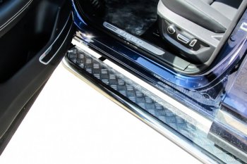17 699 р. Защита порогов Slitkoff (Ø 57 мм, с листом)  Chery Tiggo 8  (T18) (2019-2025) рестайлинг  с доставкой в г. Майкоп. Увеличить фотографию 6
