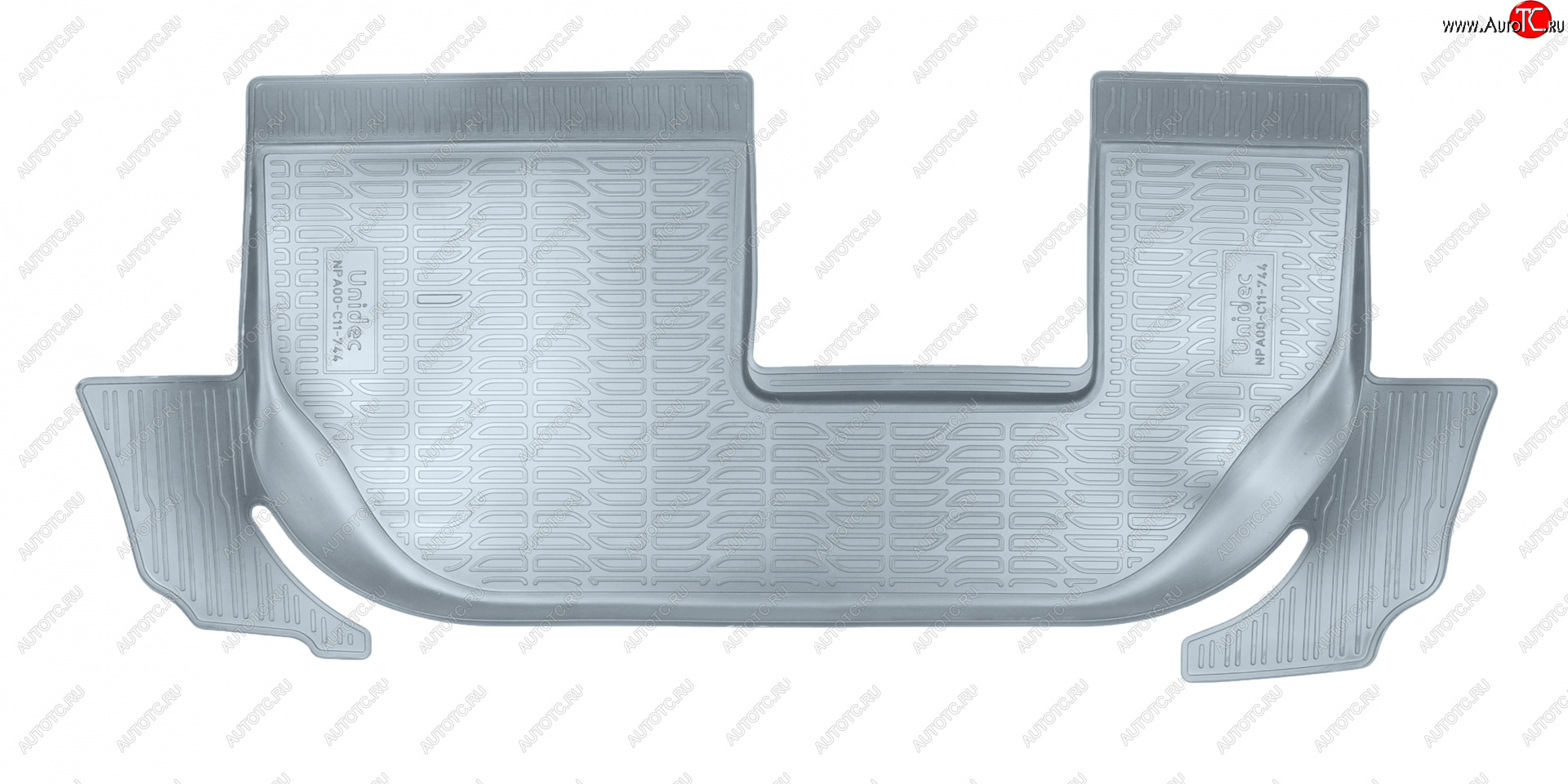1 229 р. Коврики салона Norplast Unidec (3 ряд)  Chery Tiggo 8  (T18) (2018-2025) дорестайлинг, рестайлинг (серый)  с доставкой в г. Майкоп