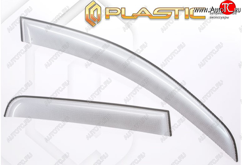 2 199 р. Дефлектора окон CA-Plastic  Chery Tiggo 8 PRO (2021-2025) (серия Шелкография серебро, Без хром молдинга)  с доставкой в г. Майкоп