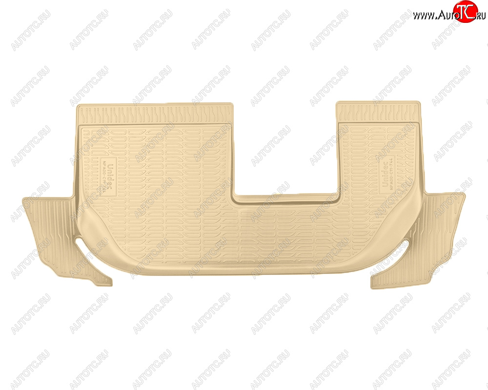 1 229 р. Коврики салона Norplast Unidec (3 ряд)  Chery Tiggo 8 PRO (2021-2025) (бежевый)  с доставкой в г. Майкоп