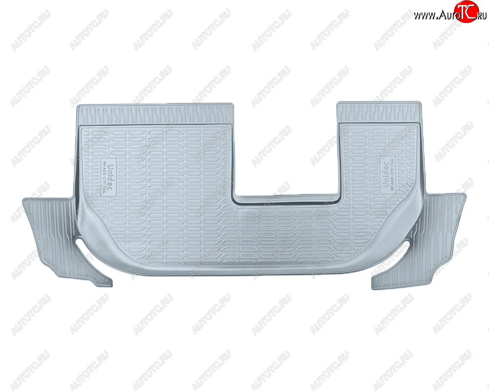 1 229 р. Коврики салона Norplast Unidec (3 ряд)  Chery Tiggo 8 PRO (2021-2025) (серый)  с доставкой в г. Майкоп
