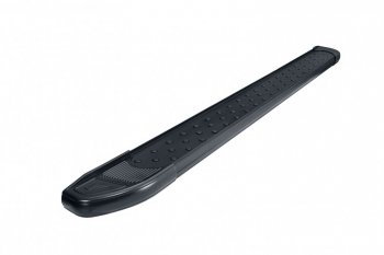 16 999 р. Пороги алюминиевые Slitkoff Chery Tiggo T11 рестайлинг (2013-2016) (Standart Black)  с доставкой в г. Майкоп. Увеличить фотографию 3