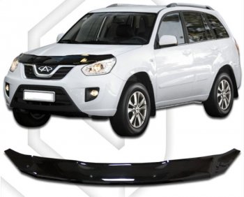 Дефлектор капота CA-Plastic (рестайл) Chery Tiggo T11 рестайлинг (2013-2016)