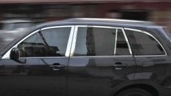 13 299 р. Накладки на стойки дверей СТ Chery Tiggo T11 дорестайлинг (2005-2013) (Неокрашенные)  с доставкой в г. Майкоп. Увеличить фотографию 2
