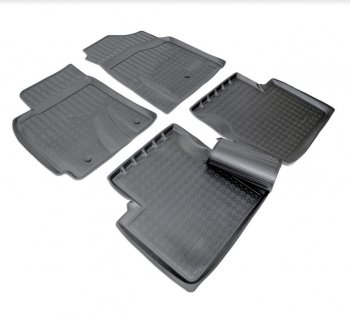 Комплект ковриков в салон Norplast Unidec Chery Tiggo T11 (2005-2013) дорестайлинг (Цвет: черный)