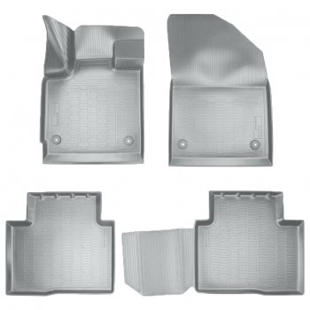 Коврики салона Norplast Unidec EXEED TXL (2020-2025)  дорестайлинг, 1-ый рестайлинг (Цвет: серый)