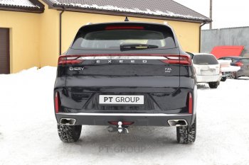 20 379 р. Фаркоп Petroil Tuning (съемный квадрат) EXEED TXL 1-ый рестайлинг (2021-2025)  с доставкой в г. Майкоп. Увеличить фотографию 4