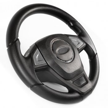 Рулевое колесо Барс-Т Премиум (Ø360 мм, под знак Lada) Chevrolet Niva  2123 (2002-2020), Лада 2110 (1995-2007), Лада 2111 (1998-2009), Лада 2112 (1999-2009), Лада 2123 (Нива Шевроле) (2002-2021), Лада Калина ( 1118,  1117,  1119,  2192,  2194) (2004-2018), Лада Калина Спорт ( 1119,  2192) (2008-2018), Лада Нива Трэвел (2021-2025), Лада Приора ( 2170,  2171,  2172,  21728) (2007-2018)