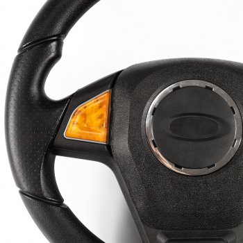 2 889 р. Рулевое колесо Барс-Т Премиум (Ø360 мм, под знак Lada)  Chevrolet Niva  2123 (2002-2020), Лада 2110 (1995-2007), Лада 2111 (1998-2009), Лада 2112 (1999-2009), Лада 2123 (Нива Шевроле) (2002-2021), Лада Калина ( 1118,  1117,  1119,  2192,  2194) (2004-2018), Лада Калина Спорт ( 1119,  2192) (2008-2018), Лада Нива Трэвел (2021-2025), Лада Приора ( 2170,  2171,  2172,  21728) (2007-2018) (Дерево)  с доставкой в г. Майкоп. Увеличить фотографию 3