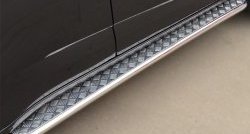 24 649 р. Широкая защита порогов SLITKOFF Chevrolet Trailblazer GM800 дорестайлинг (2012-2016)  с доставкой в г. Майкоп. Увеличить фотографию 2