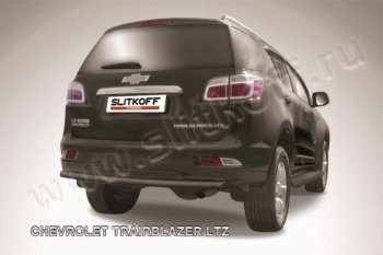 Защита заднего бампера d57 Slitkoff Chevrolet Trailblazer  GM800 (2012-2016) дорестайлинг