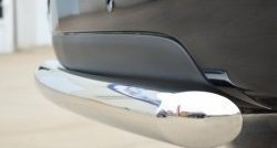 17 749 р. Защита заднего бампера (Ø63 мм, нержавейка) SLITKOFF  Chevrolet Trailblazer  GM800 (2012-2016) дорестайлинг  с доставкой в г. Майкоп. Увеличить фотографию 3