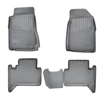 Комплект ковриков в салон Norplast Unidec (5 мест) Chevrolet Trailblazer  GM800 (2012-2020) дорестайлинг, рестайлинг (Цвет: черный)