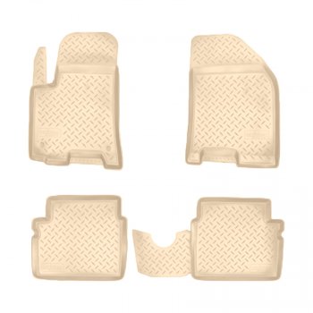 Коврики салона Norplast Unidec Chevrolet Aveo ( T200,  T250) (2002-2011) хэтчбек 5 дв, седан, седан рестайлинг, хэтчбек 5 дв рестайлинг (Цвет: бежевый)