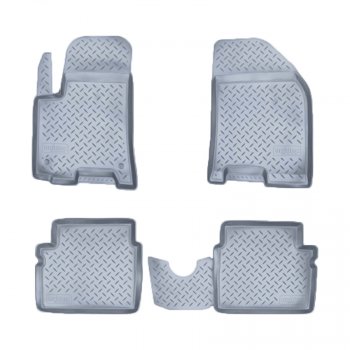 Коврики салона Norplast Unidec Chevrolet Aveo ( T200,  T250) (2002-2011) хэтчбек 5 дв, седан, седан рестайлинг, хэтчбек 5 дв рестайлинг (Цвет: серый)