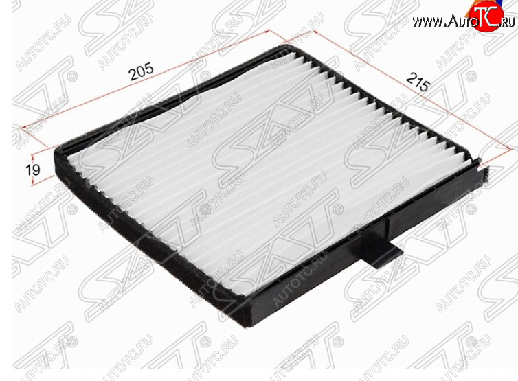 271 р. Фильтр салона (1.2/1.4, 205x215x19) SAT  Chevrolet Aveo  T250 (2006-2011), Ravon Nexia R3 (2016-2020)  с доставкой в г. Майкоп
