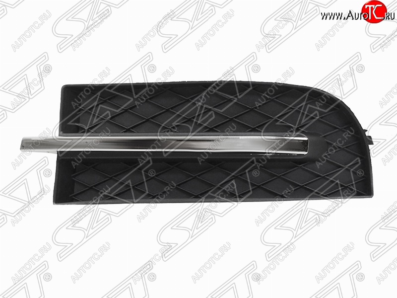 699 р. Правая Заглушка ПТФ в бампер SAT (хром) Chevrolet Aveo T250 седан рестайлинг (2006-2011)  с доставкой в г. Майкоп