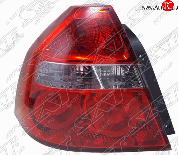 2 199 р. Левый задний фонарь SAT Chevrolet Aveo T250 седан рестайлинг (2006-2011)  с доставкой в г. Майкоп