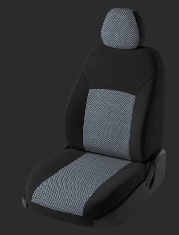 Черный, вставка Стежок серый 5873р
