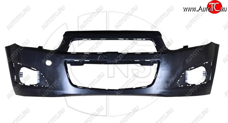 5 649 р. Бампер передний NSP Chevrolet Aveo T300 седан (2011-2015) (Неокрашенный)  с доставкой в г. Майкоп