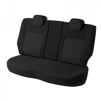 5 999 р. Чехлы для сидений Lord Autofashion Дублин (жаккард)  Chevrolet Aveo  T300 (2011-2015) седан, хэтчбек (Черный, вставка Сеул серый)  с доставкой в г. Майкоп. Увеличить фотографию 2