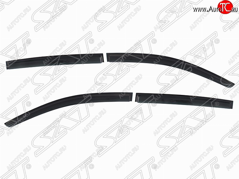 1 379 р. Дефлектора окон SAT (комплект)  Chevrolet Aveo  T300 (2011-2015) хэтчбек  с доставкой в г. Майкоп