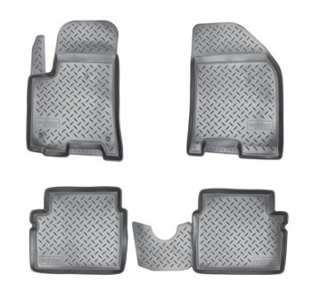 Комплект ковриков в салон Norplast Unidec Chevrolet Aveo ( T200,  T250) (2002-2011) хэтчбек 5 дв, седан, седан рестайлинг, хэтчбек 5 дв рестайлинг (Цвет: черный)