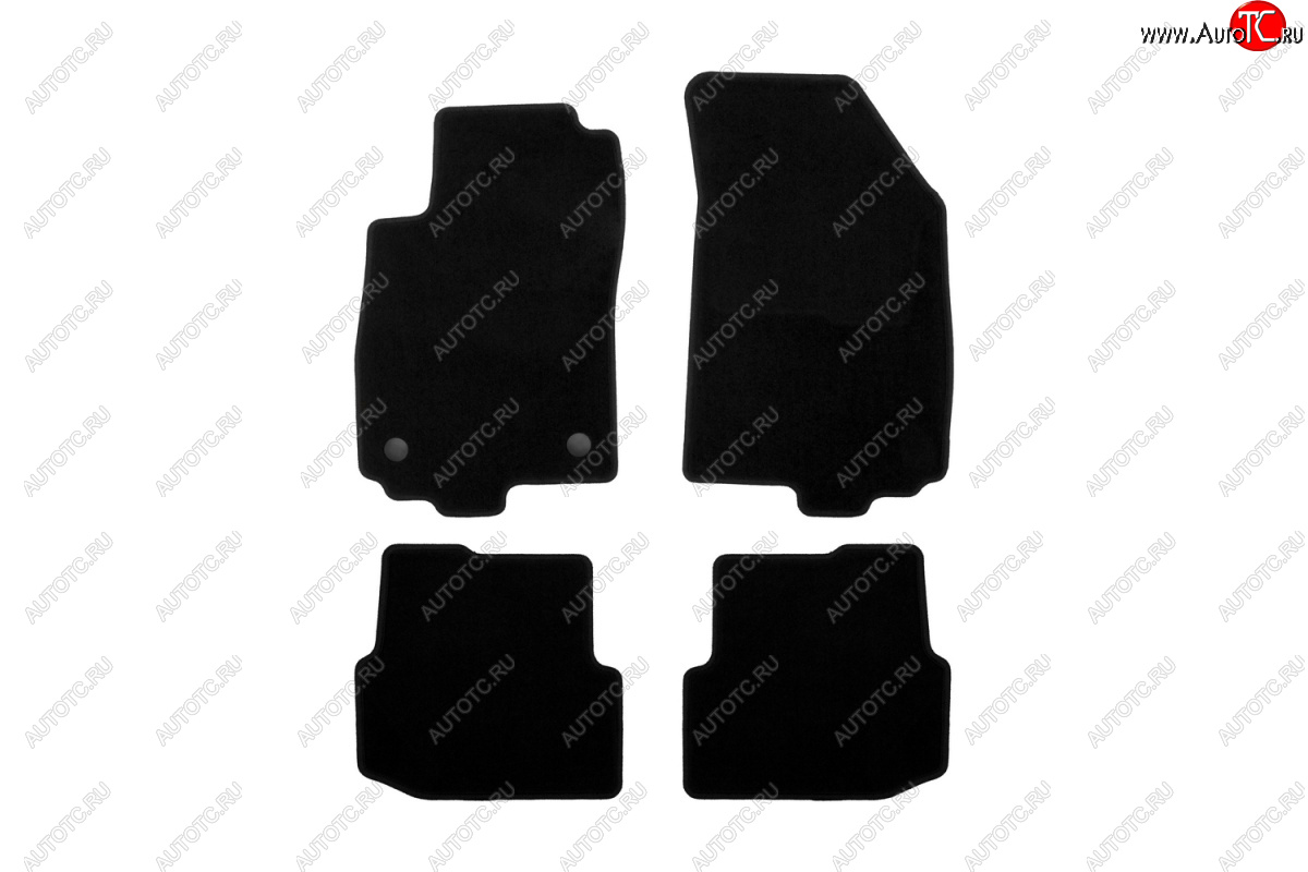 4 849 р. Текстильные коврики салона Klever Econom Chevrolet Aveo T300 седан (2011-2015)  с доставкой в г. Майкоп