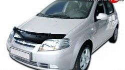 Дефлектор капота NovLine Chevrolet Aveo T200 хэтчбек 5 дв (2002-2008)