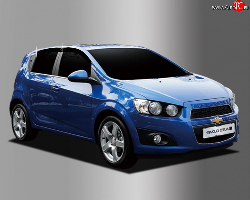 1 099 р. Дефлектора окон Avtoclover Chevrolet Aveo T300 хэтчбек (2011-2015)  с доставкой в г. Майкоп