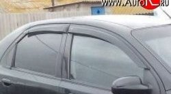 Комплект дефлекторов окон (ветровиков) 4 шт. Russtal Chevrolet Aveo T200 седан (2003-2008)