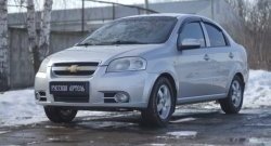 1 099 р. Защитная сетка решетки переднего бампера RA Chevrolet Aveo T250 седан рестайлинг (2006-2011)  с доставкой в г. Майкоп. Увеличить фотографию 4