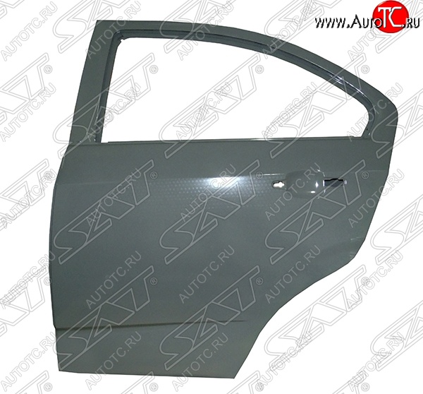13 649 р. Левая дверь задняя SAT Chevrolet Aveo T300 седан (2011-2015) (Неокрашенная)  с доставкой в г. Майкоп