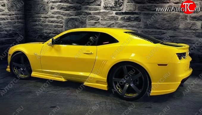 12 299 р. Клыки на задний бампер Tuning-Sport  Chevrolet Camaro (2008-2014) дорестайлинг (Неокрашенная)  с доставкой в г. Майкоп