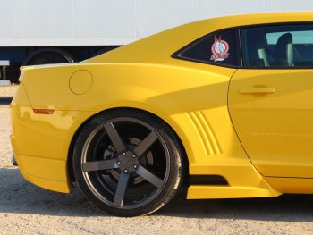 27 499 р. Пороги накладки MV Tuning. Chevrolet Camaro дорестайлинг (2008-2014) (Неокрашенные)  с доставкой в г. Майкоп. Увеличить фотографию 4