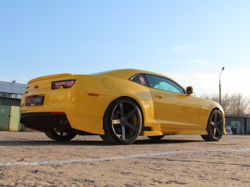 27 499 р. Пороги накладки MV Tuning. Chevrolet Camaro дорестайлинг (2008-2014) (Неокрашенные)  с доставкой в г. Майкоп. Увеличить фотографию 3
