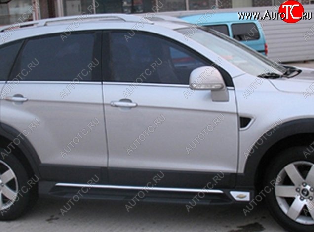 13 999 р. Пороги CT v2 Chevrolet Captiva  дорестайлинг (2006-2011)  с доставкой в г. Майкоп