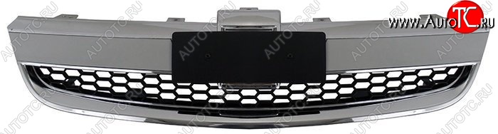 5 549 р. Решётка радиатора SAT (нижняя) Chevrolet Captiva  дорестайлинг (2006-2011) (Неокрашенная)  с доставкой в г. Майкоп