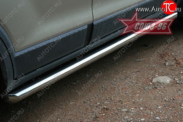 12 959 р. Защита порогов Souz-96 (d60) Chevrolet Captiva  дорестайлинг (2006-2011)  с доставкой в г. Майкоп