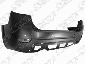 Бампер задний SAT (под сонары) Chevrolet Captiva (2006-2013)  дорестайлинг, 1-ый рестайлинг