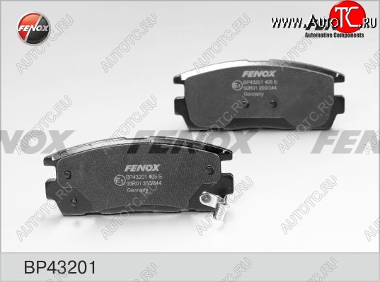 1 659 р. Колодка заднего дискового тормоза FENOX Chevrolet Captiva  дорестайлинг (2006-2011)  с доставкой в г. Майкоп