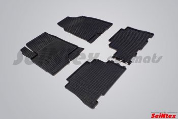 Износостойкие резиновые коврики в салон Сетка Seintex Chevrolet Captiva (2006-2011)  дорестайлинг